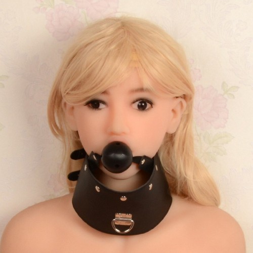 Sexy collier baillon boule - collier,