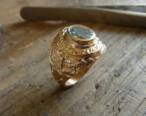 Bague américaine 9 kt - en,