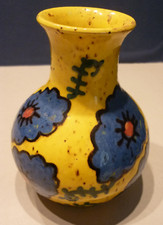 VASE ART DECO POTERIE DE SAVOIE SIGNE SISPA