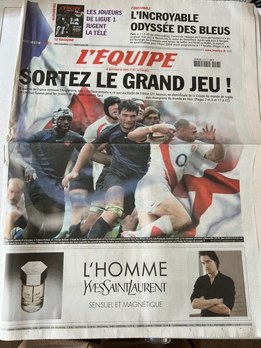 Equipe journal 10 - l'equipe, 13/10/2007