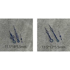 Montre pointeur bleu creux