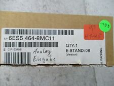 Siemens 6ES5464-8MC11 Analogique Entrée Module E-Stand: 08 Inutilisé