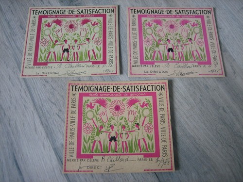 Ancien bon point témoignage - bon,