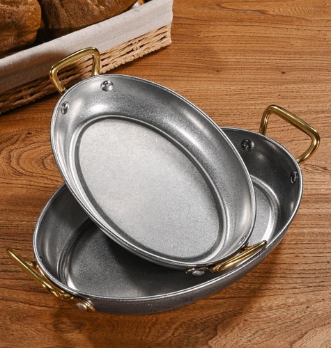 Pour plateau ovale acier - pour,