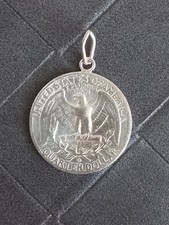 pendentif quarter de dollar