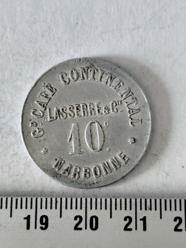 Jeton centimes grand cafe - 10,