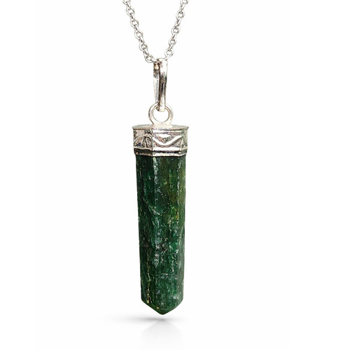Pendentif moscovite cristal - , de