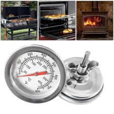 Thermomètre de barbecue analogique en acier inoxydable à encastrer pour barbecue