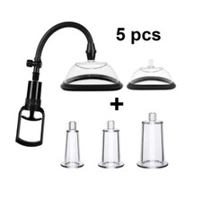 Pompe tirage vagin seins clitoris sextoy orgasme femme 5 embouts soumise sexe