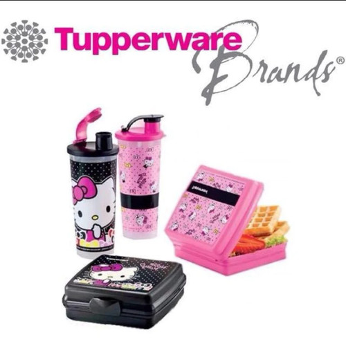 Tupperware hello kitty lunch - tupperware,