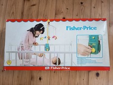 Mobile Lit Bébé Crib Music Box Fisher-Price vintage 70's 80's Avec Boite 