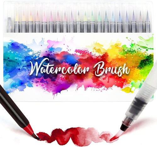 Feutre aquarelle stylo - 24, 1