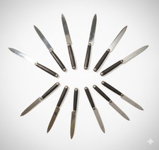 Couteaux de table ancien, bois