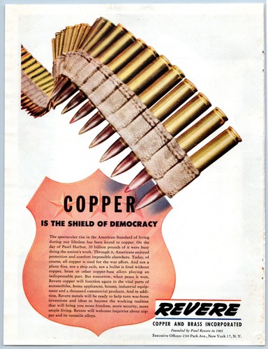 1943 revere copper brass - 1943,