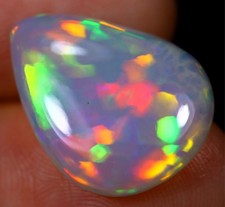 Opale Noire AAA+ 6,64cts 100% NATURELLE et ÉQUITABLE! (NO INDIAN FAKE!) +VIDEO!