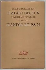 Discours de réception d'Alain