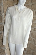 Pull blanc neuf taille L 100%