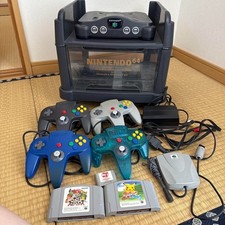 Console Nintendo 64 N64 Japon NTSC-J 4 Manettes + Lot de 2 Jeux Fonctionnels JP