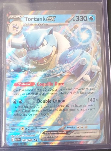 Carte pokémon tortank - carte,