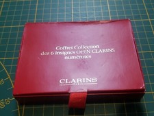 RARE COFFRET PINS NUMEROTES TENNIS 6 PIN'S OPEN CLARINS  ARTHUS BERTRAND