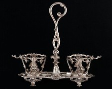 Ancien Porte Huilier en Argent Massif Orfèvre Debain & Flamant XIXe