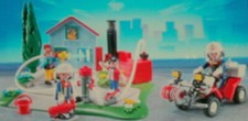 Playmobil -- Pièce de rechange -- Quad  pompier 5169 --