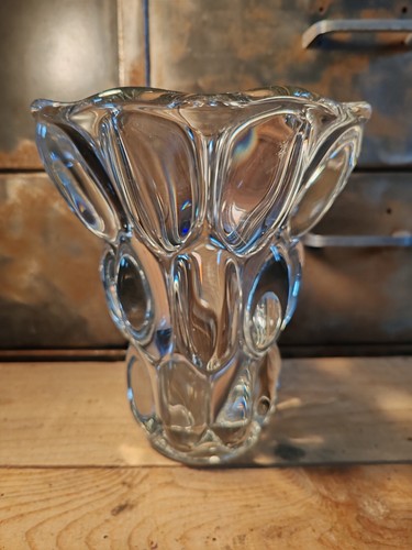 Vase verre moulé - vase,