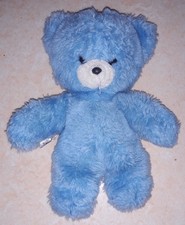 Doudou Peluche Boulgom Ours Grelot Bleu