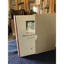 Descartes Oeuvres et lettres Collection Bibliothèque de la pléiade NRF Etat de 