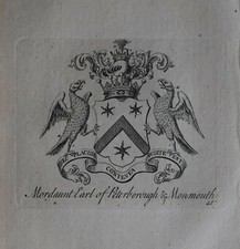 1756 Antique Imprimé Famille