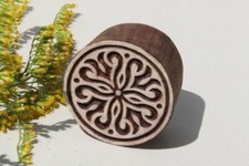 Tampon batik bois, pochoir