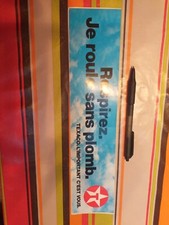 AUTO-COLLANT / Sticker -TEXACO - Respirez sans plomb Garage voiture 