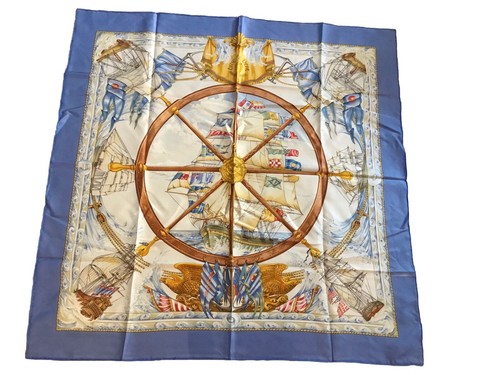 Superbe authentique foulard - et,