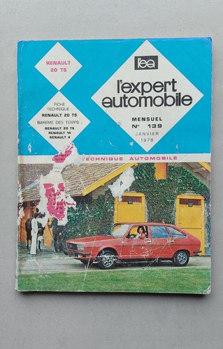 Expert automobile renault 20 - automobile,