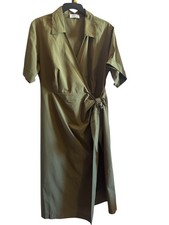 OTTOD'AME robe porte feuille kaki taille 40