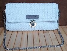 Sac/pochette blanc fait main au crochet. Pièce unique. Léger et solide. Élégant 