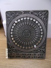 Rare ancien cadran solaire en
