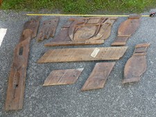 RARE boiseries très anciennes taillées sculptées à la main Ébénisterie