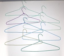 Lot de 8 cintres anciens - pour vetements Vintage ou anciens - Mode