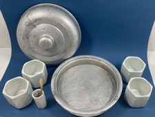 Ancienne Yaourtière Yalacta en Aluminium avec pots Vintage