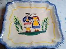 Plat Creux Carré aux décors