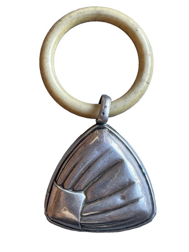 Ancien hochet bébé art déco - ancien,
