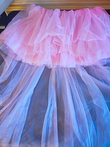 Adult pink layered tulle - tulle, tutu