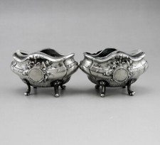 Paire de SALERON EN ARGENT