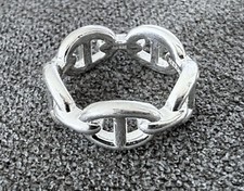 Bague HERMES neuve en argent -