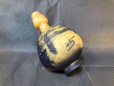 Ancien beau vase en pate de verre dégagé à l'acide signé DeVez début 20ème