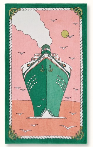 Hermes terry beach towel - hermes,