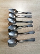 6 cuillères anciennes en