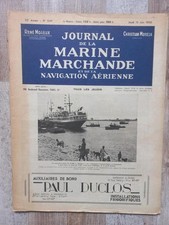 JOURNAL DE LA MARINE MARCHANDE