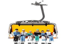 Jaegerndorfer JaegerndorferJC54100 6 Pieces Sitting Figures, Multi-Color